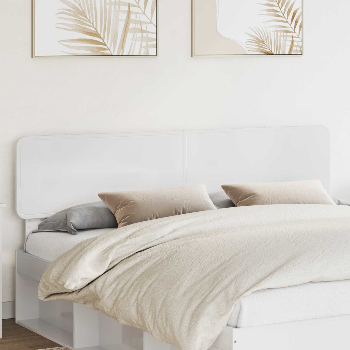 Headboard Gloss White Engineered wood