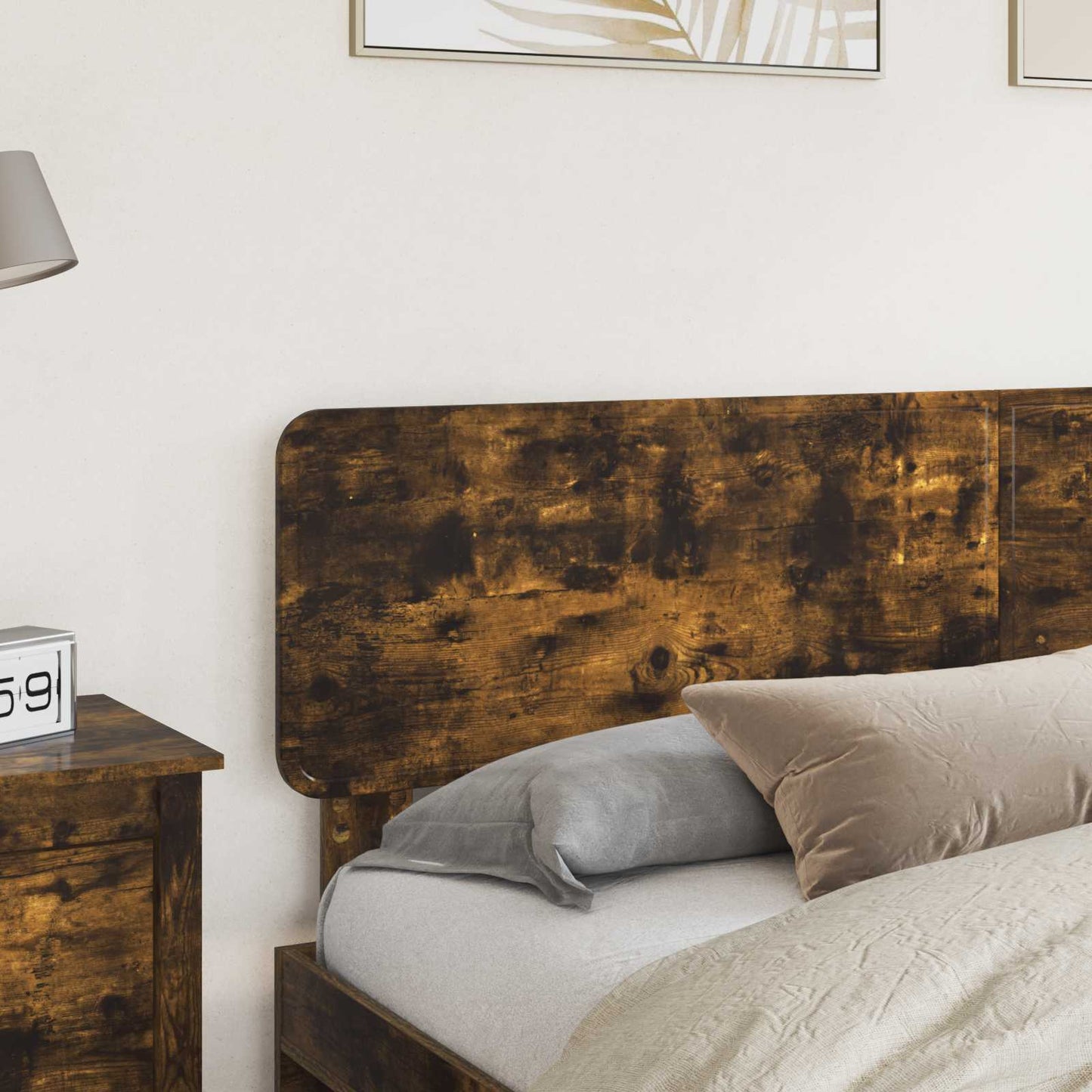 Headboard Smoked Oak Engineered wood