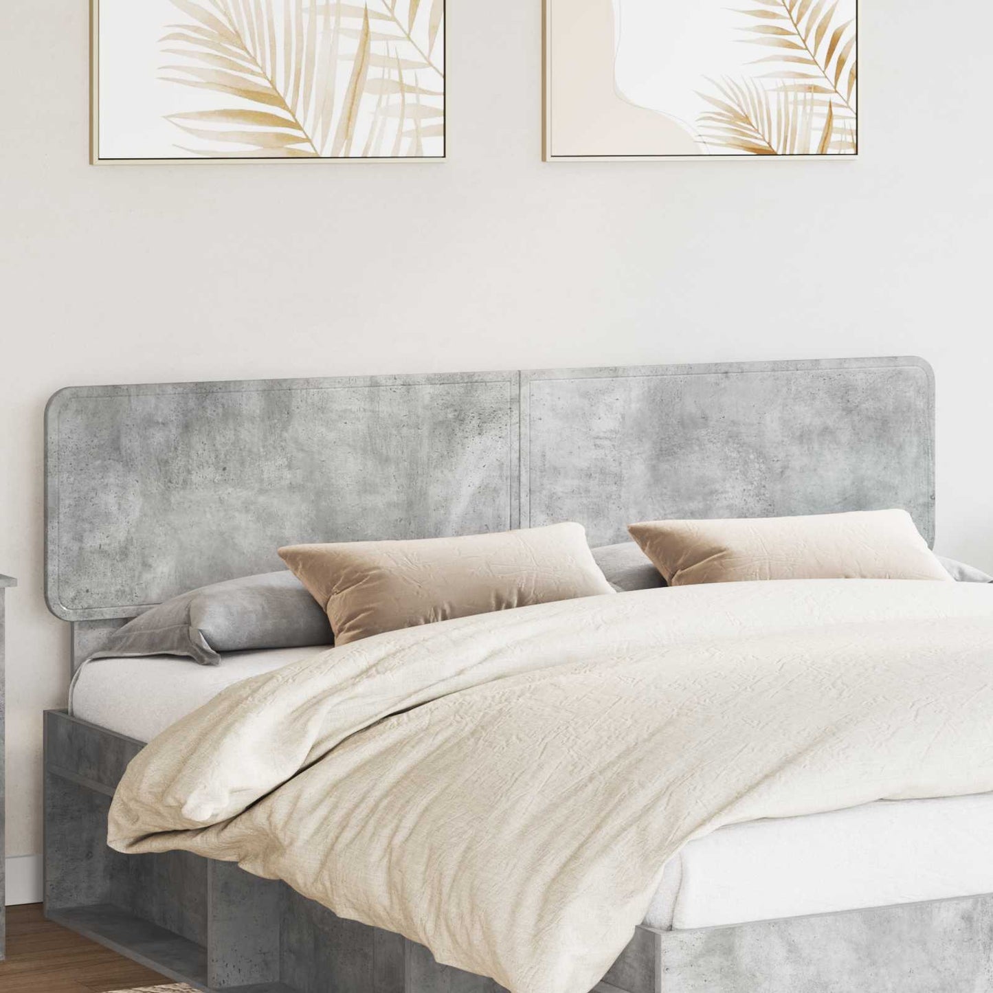 Headboard Concrete Grey Engineered wood