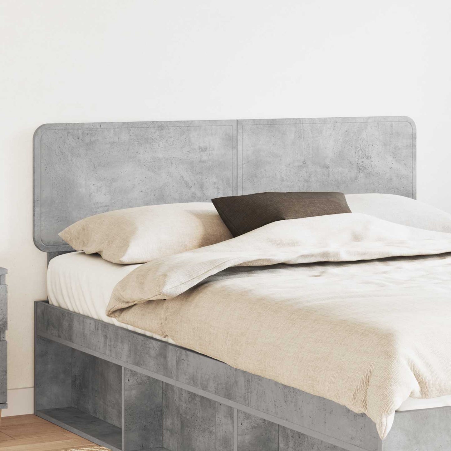 Headboard Concrete Grey Engineered wood