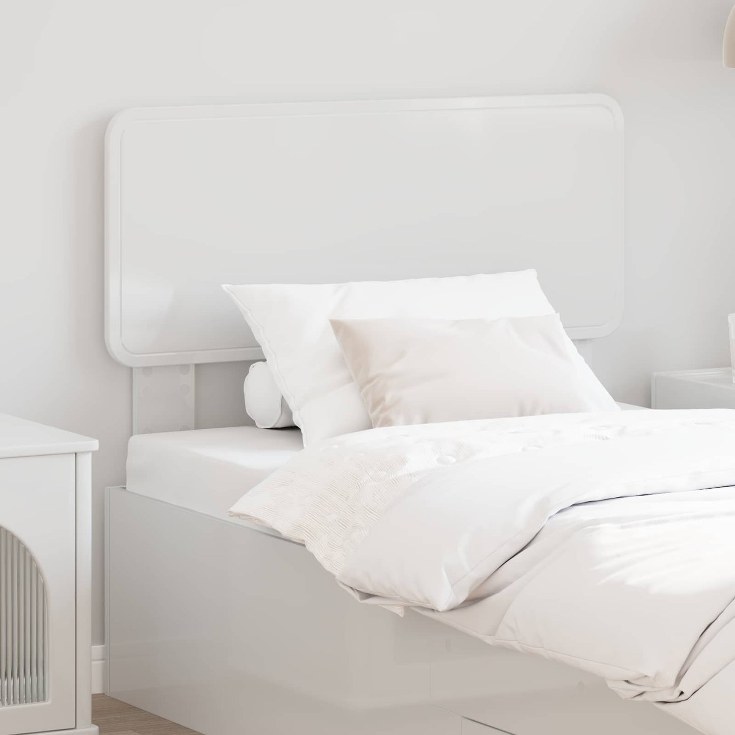 Headboard Gloss White Engineered wood