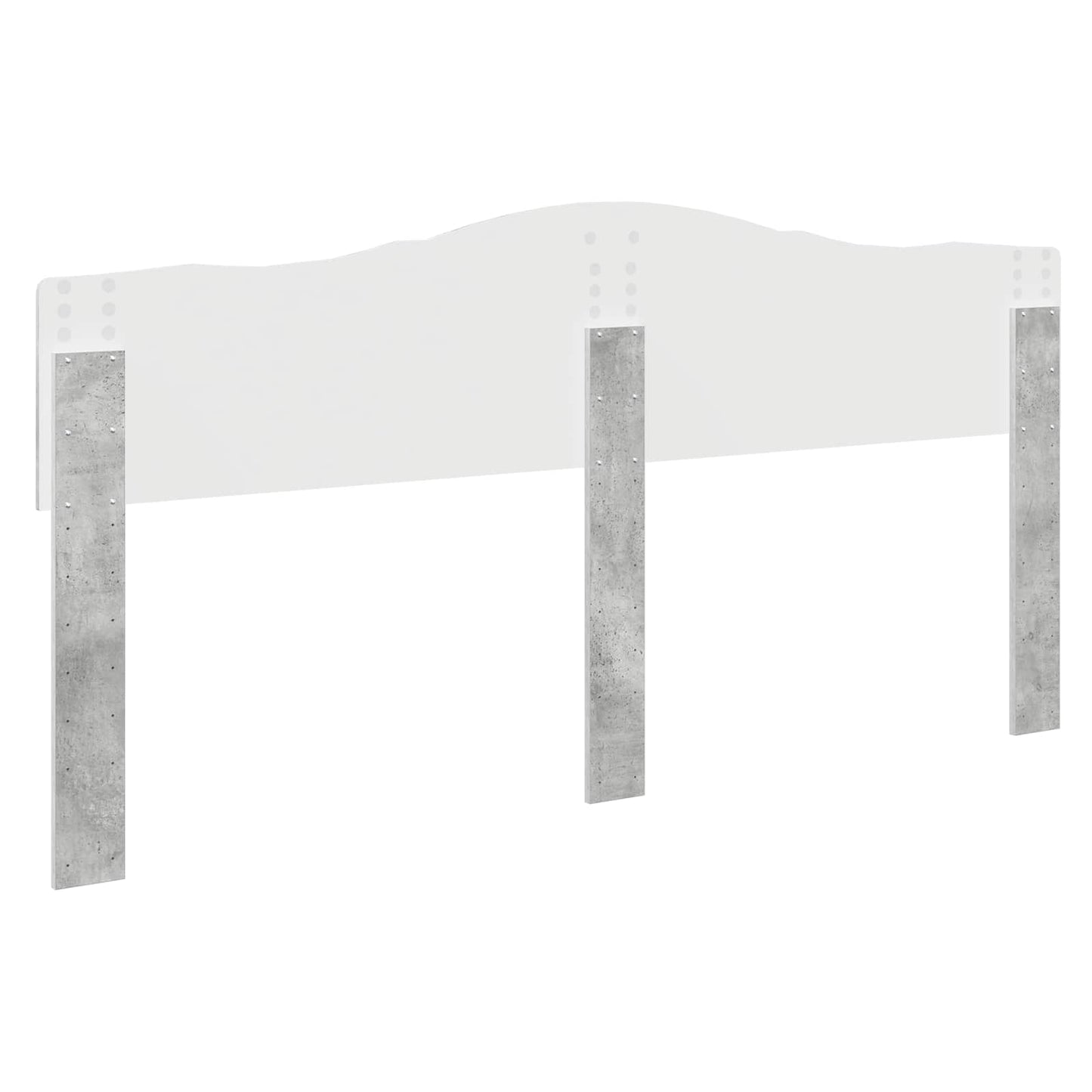 Headboard Concrete Grey Engineered wood