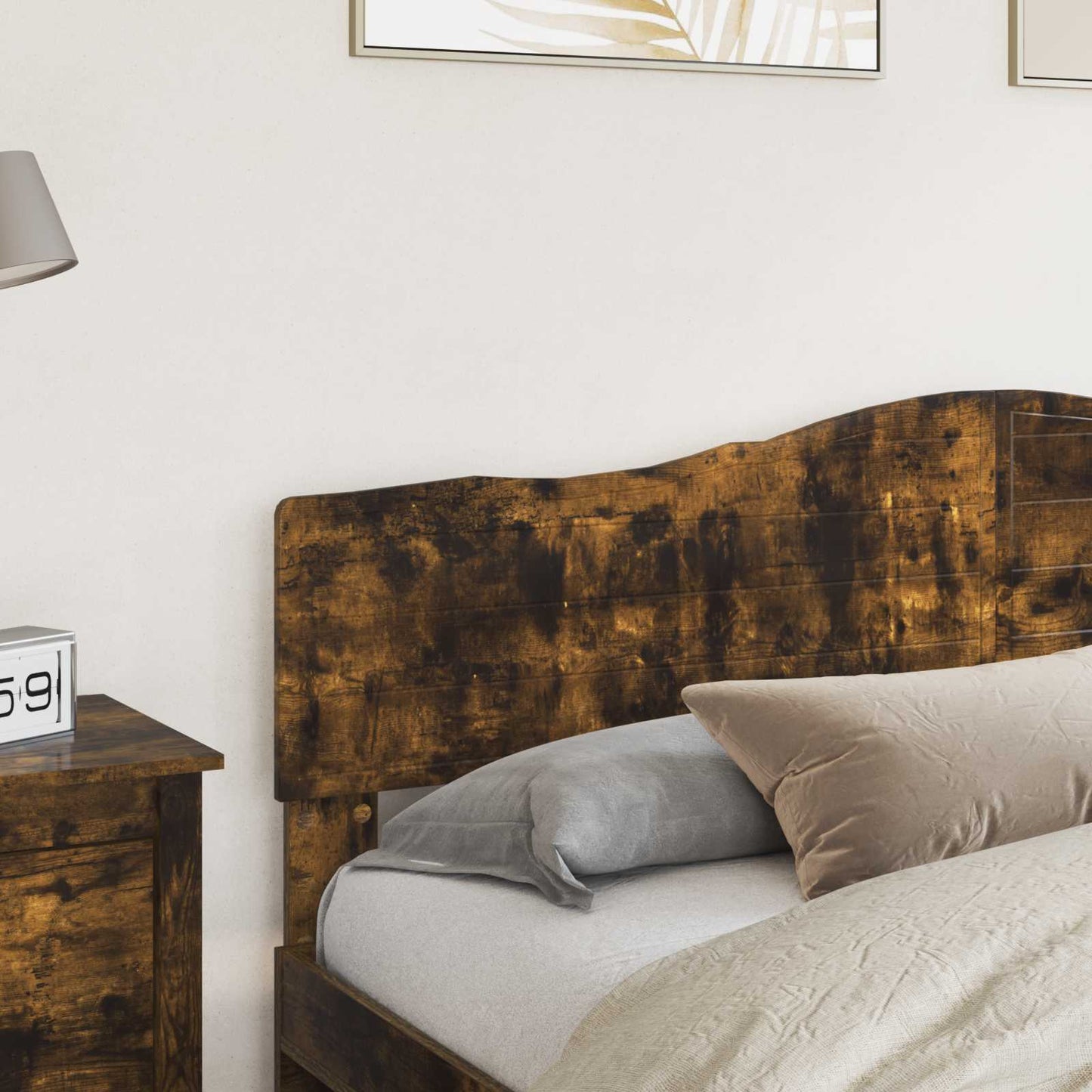 Headboard Smoked Oak Engineered wood