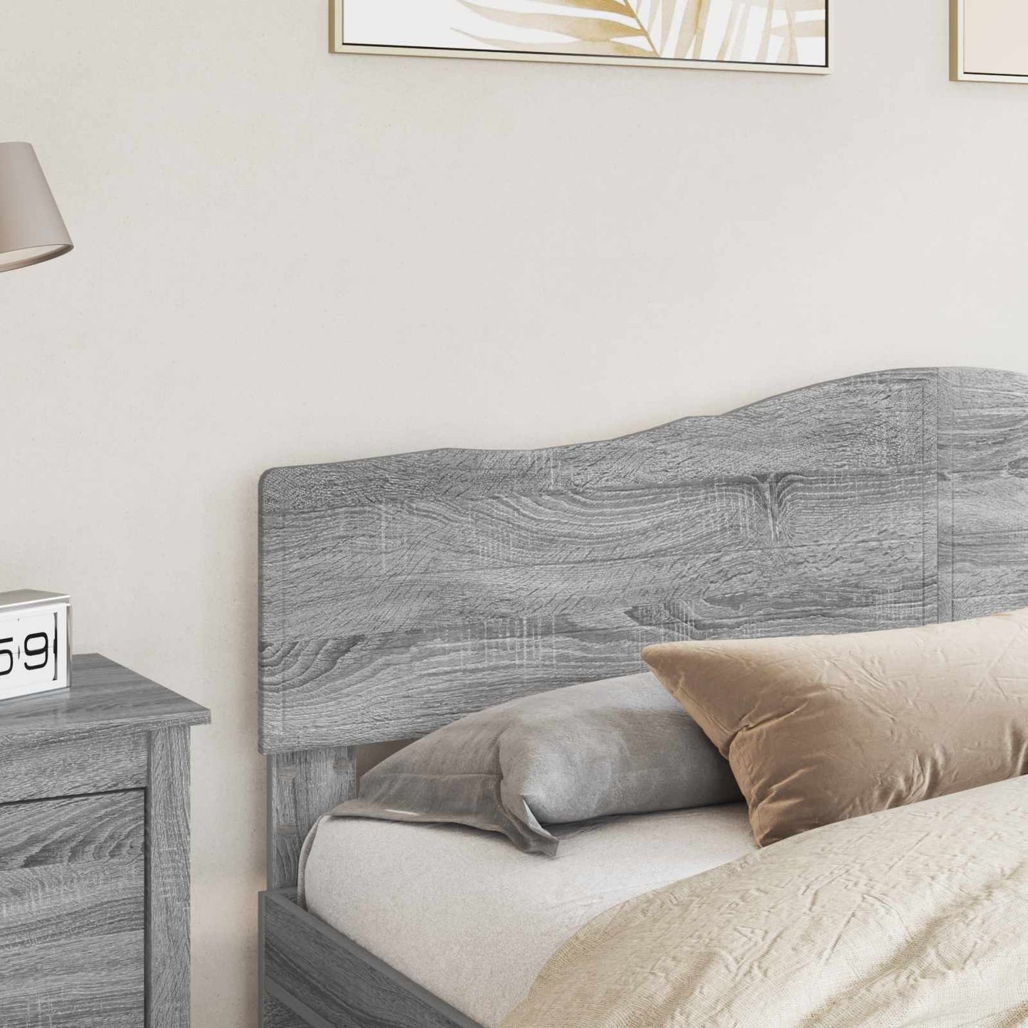 Headboard Grey Sonoma Engineered wood