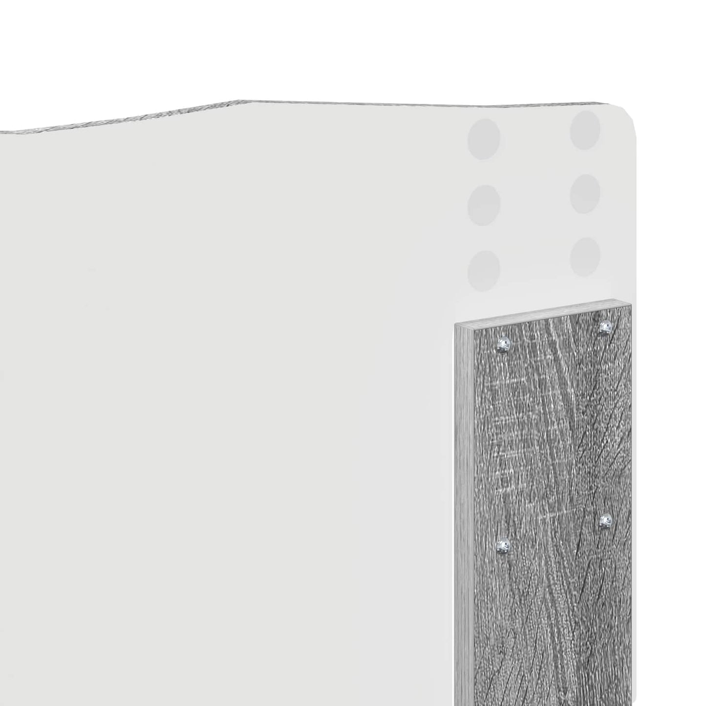 Headboard Grey Sonoma Engineered wood