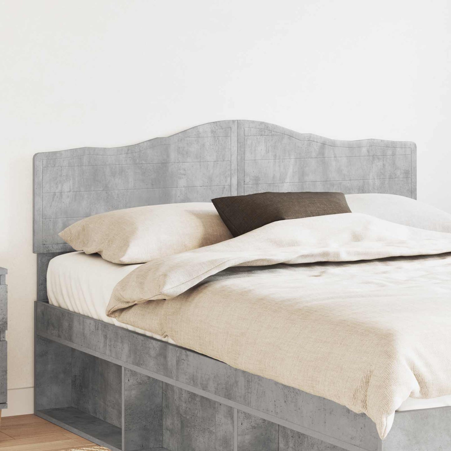 Headboard Concrete Grey Engineered wood
