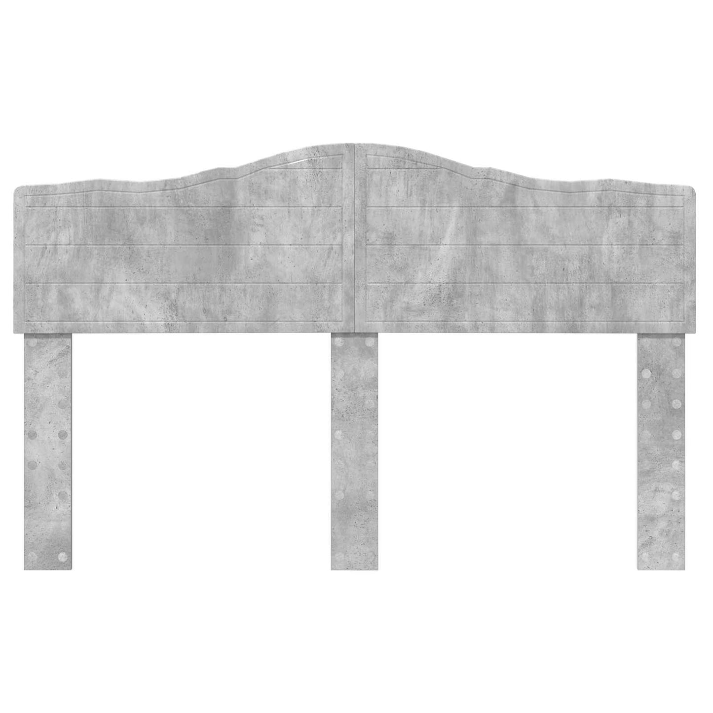 Headboard Concrete Grey Engineered wood