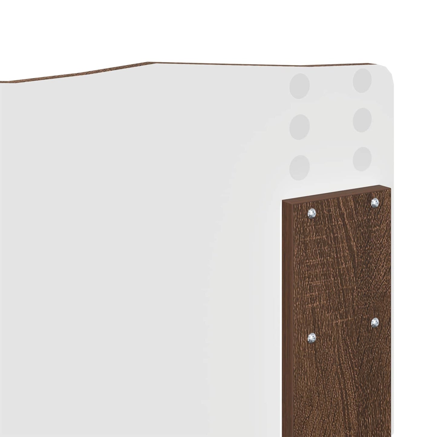 Headboard Brown Oak Engineered wood