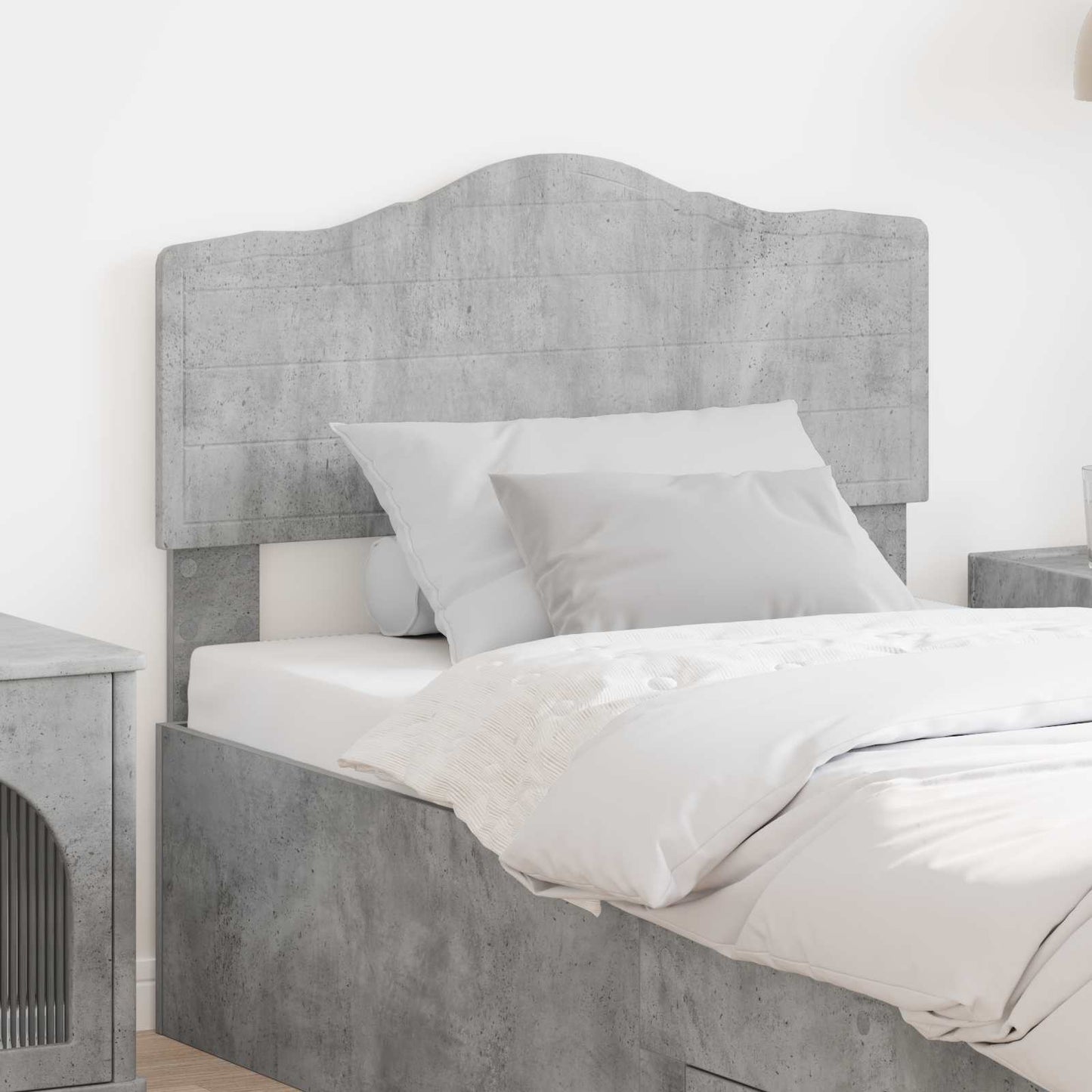 Headboard Concrete Grey Engineered wood