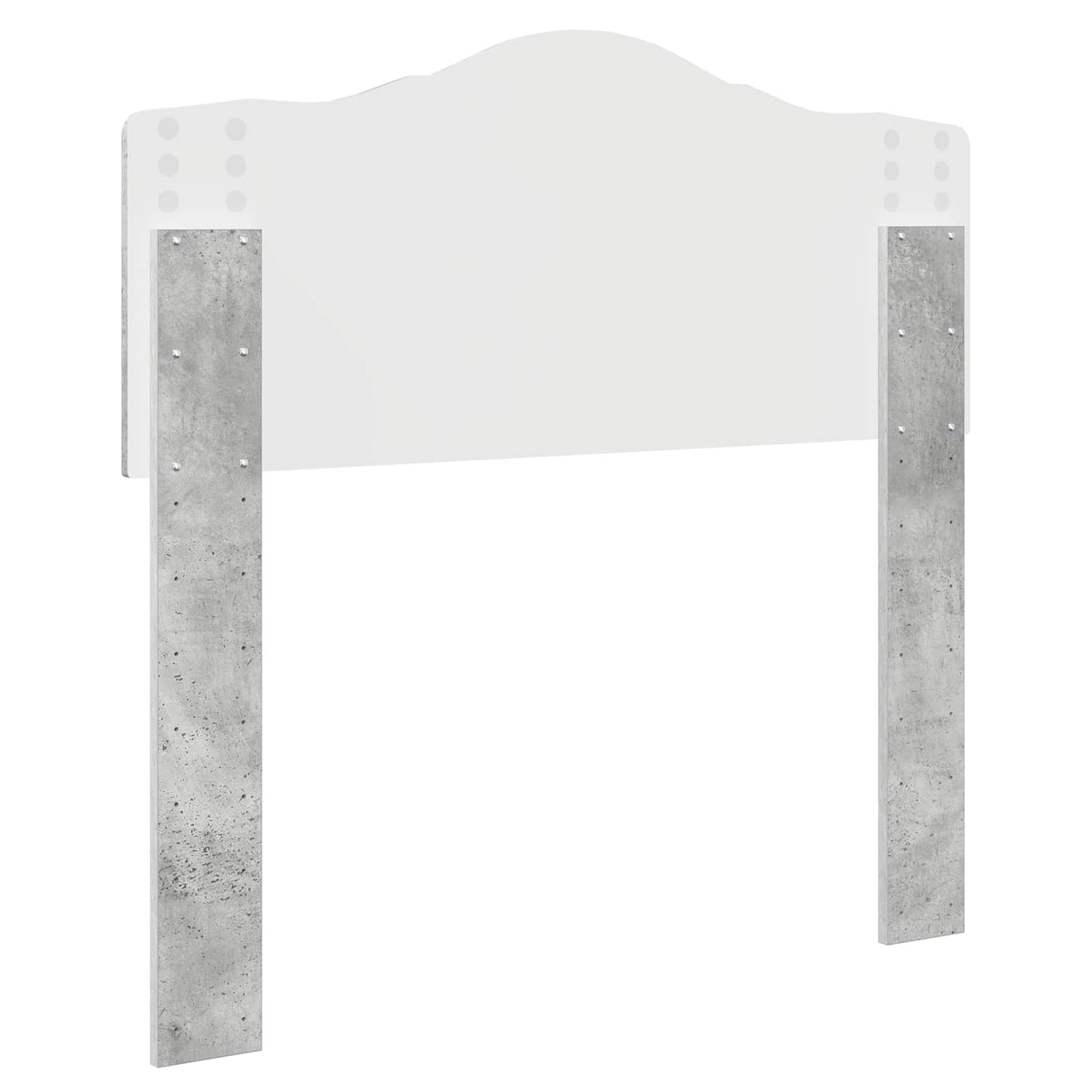 Headboard Concrete Grey Engineered wood