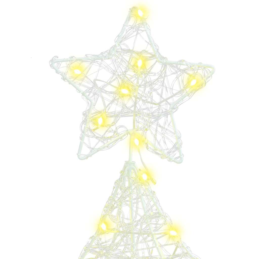Christmas Tree with 100 LEDs Warm white 120 cm Acrylic