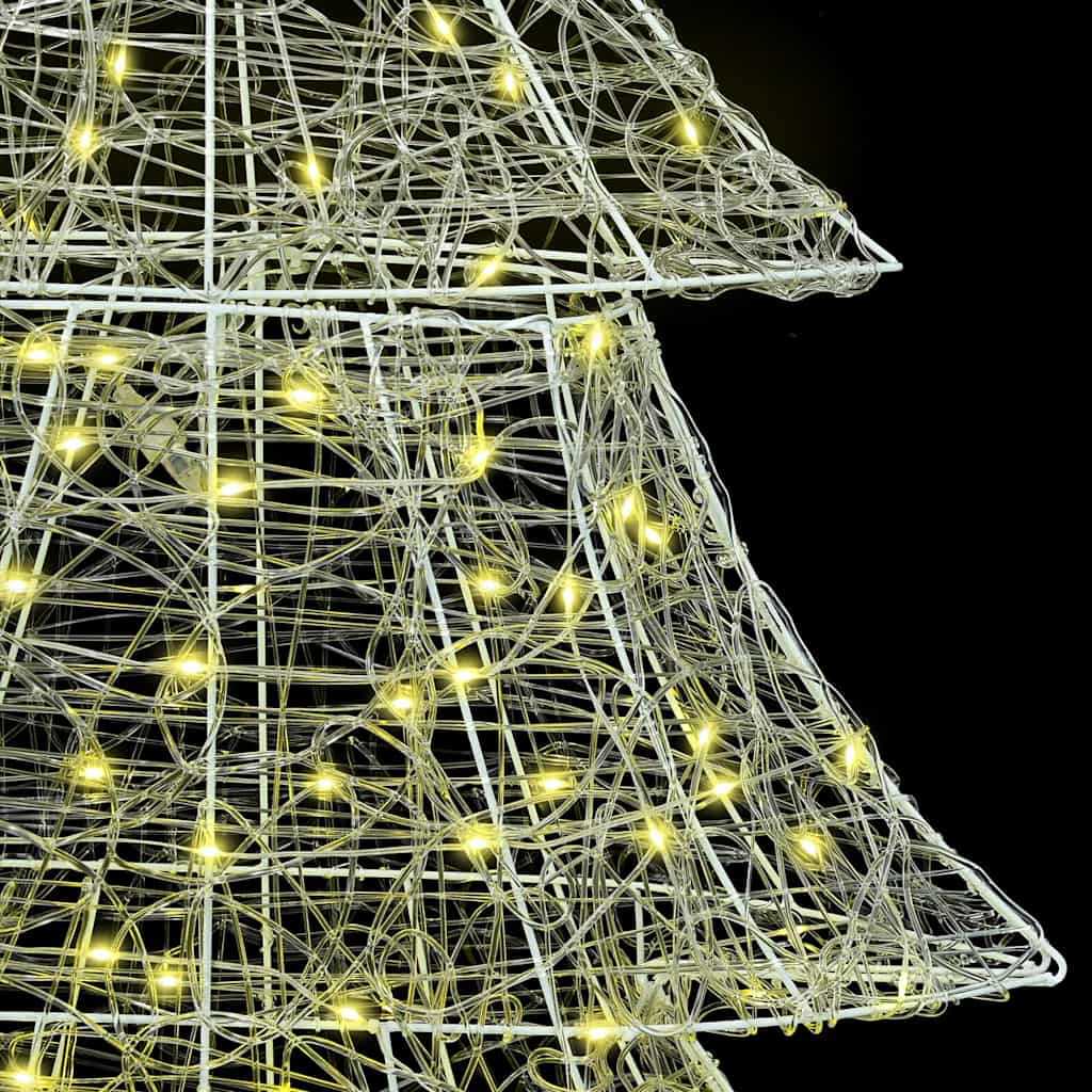 Christmas Tree with 240 LEDs Warm white 150 cm Acrylic