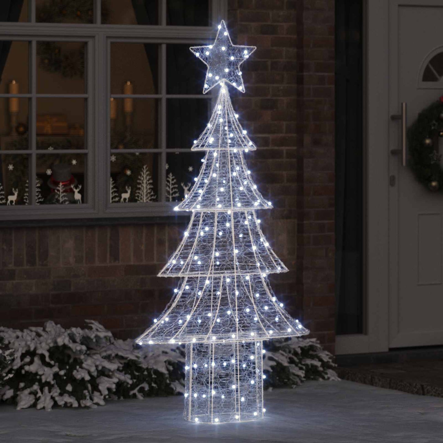Christmas Tree with 240 LEDs Cold white 180 cm Acrylic