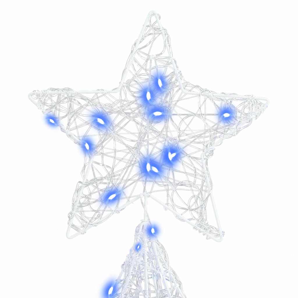Christmas Tree with 240 LEDs Blue 180 cm Acrylic