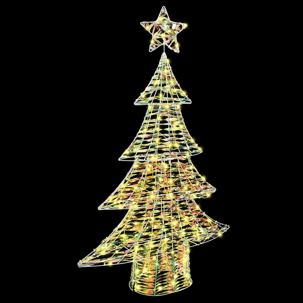 Christmas Tree with 120 LEDs Warm white 120.5 cm PET