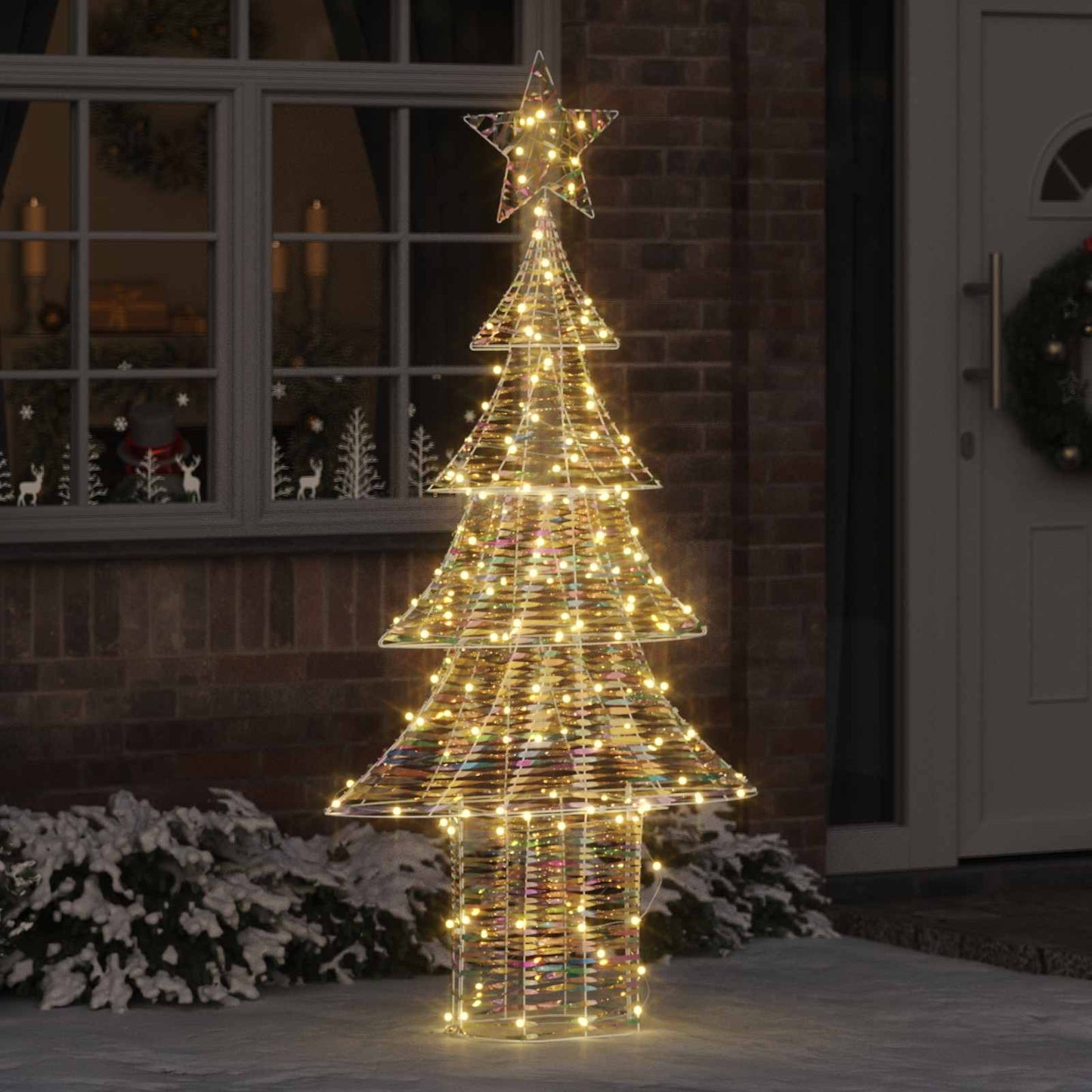 Christmas Tree with 240 LEDs Warm white 181 cm PET