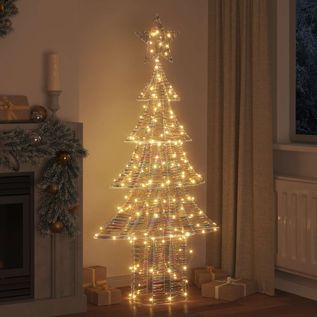 Christmas Tree Warm white 180 cm PET 240 LEDs