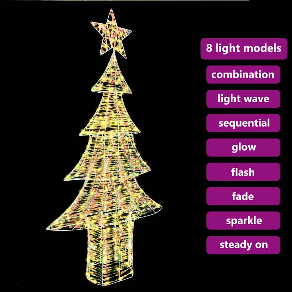 Christmas Tree with 240 LEDs Warm white 181 cm PET