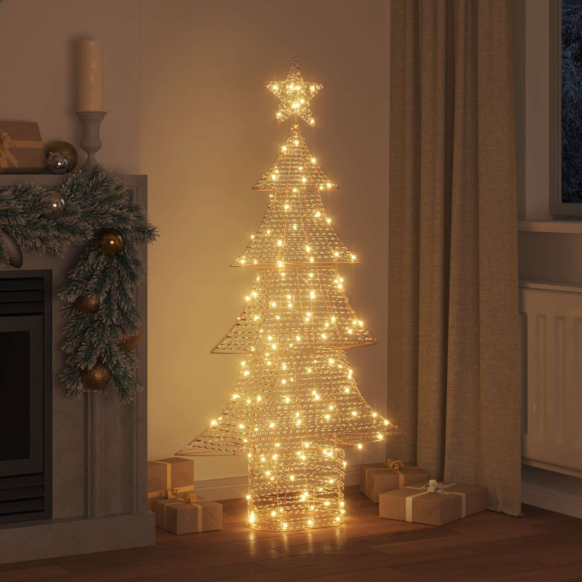 Christmas Tree Warm white 150 cm PET 160 LEDs