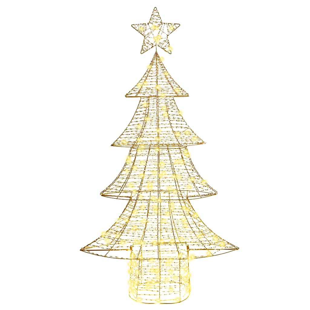 Christmas Tree with 160 LEDs Warm white 151 cm PET