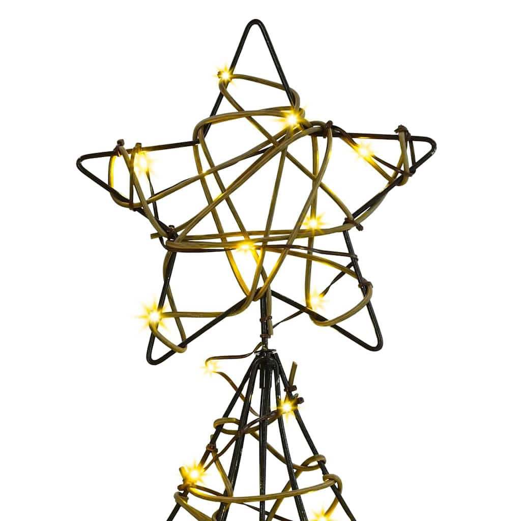 Christmas Tree Warm white 120 cm Rattan 120 LEDs