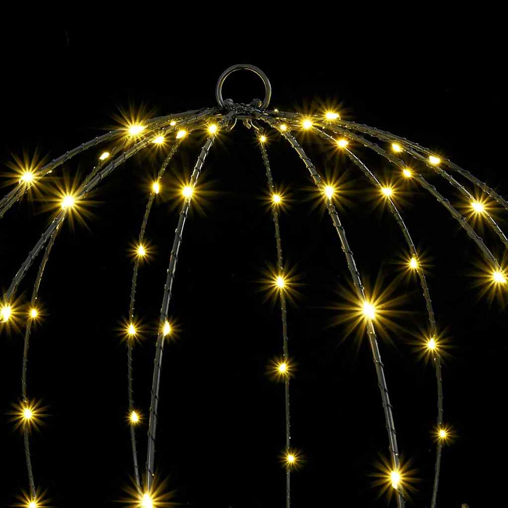 Christmas Finial Light 192 LEDs Warm White Diameter 60 x 62 cm