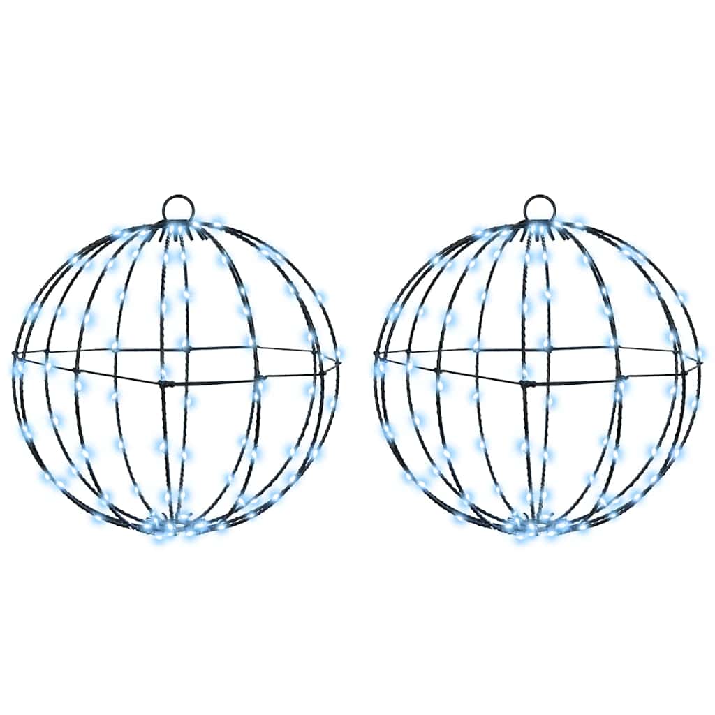 Christmas Finial Light 2 pcs 192 LEDs Cool White