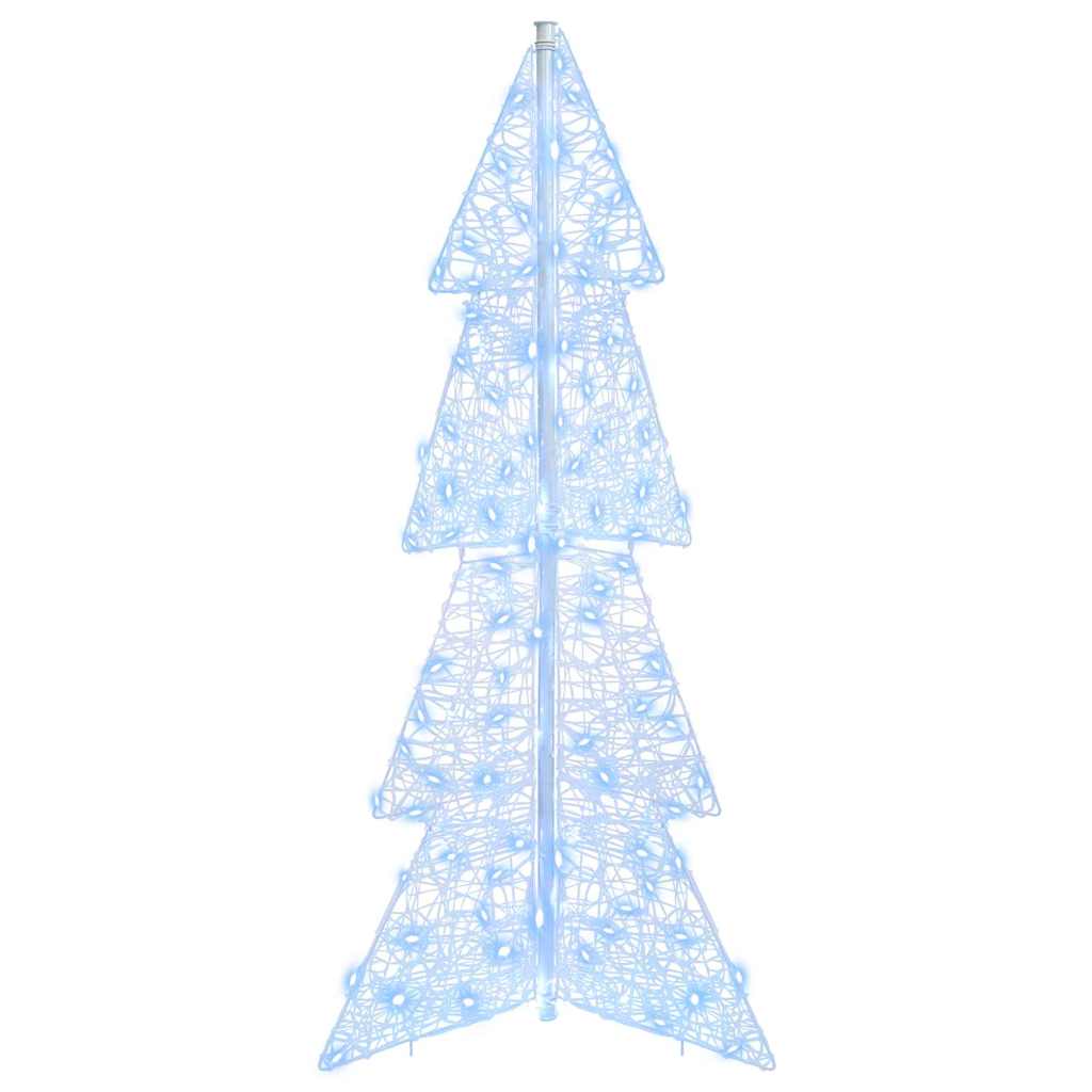 Christmas Tree with 100 LEDs Cold White 120 cm Acrylic