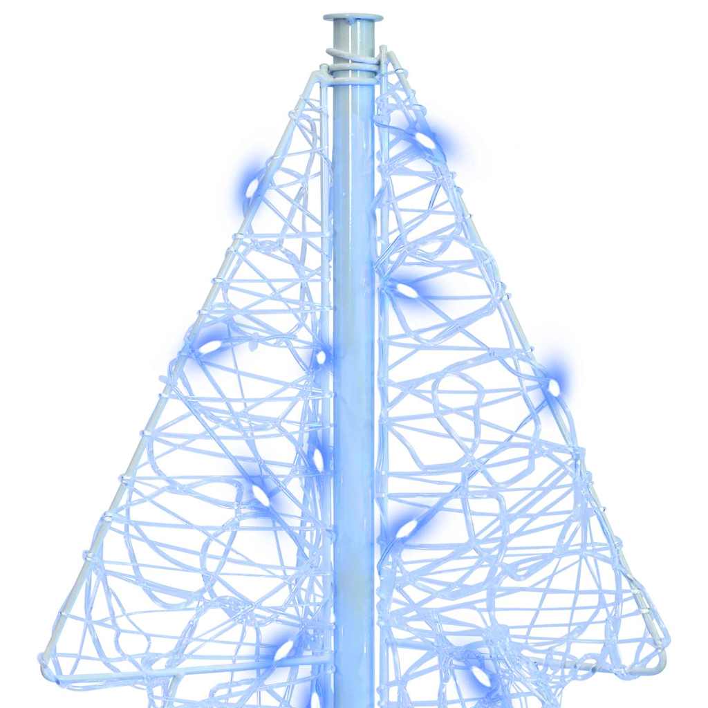 Christmas Tree with 160 LEDs Blue 150 cm Acrylic