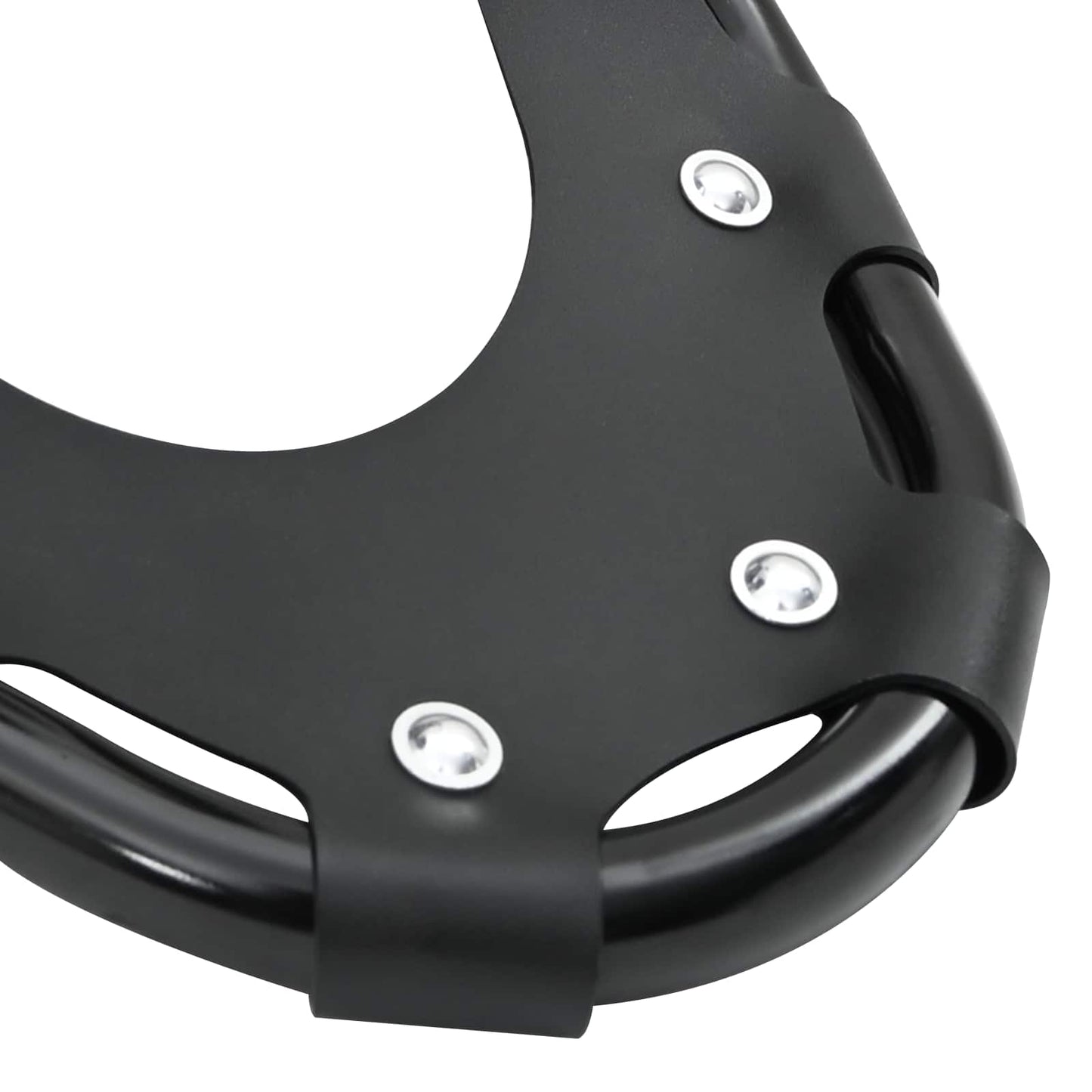 3 in 1 Snowshoes Black 53.5 x 21 cm Aluminum and HDPE