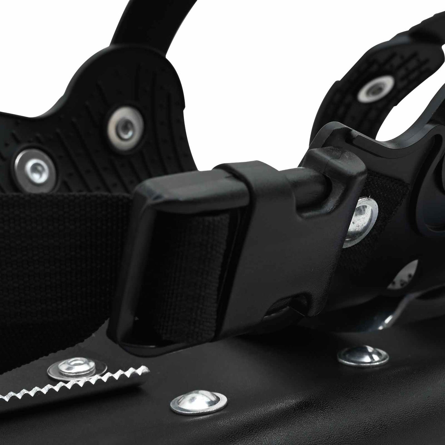 3 in 1 Snowshoes Black 78.5 x 22 cm Aluminum and HDPE