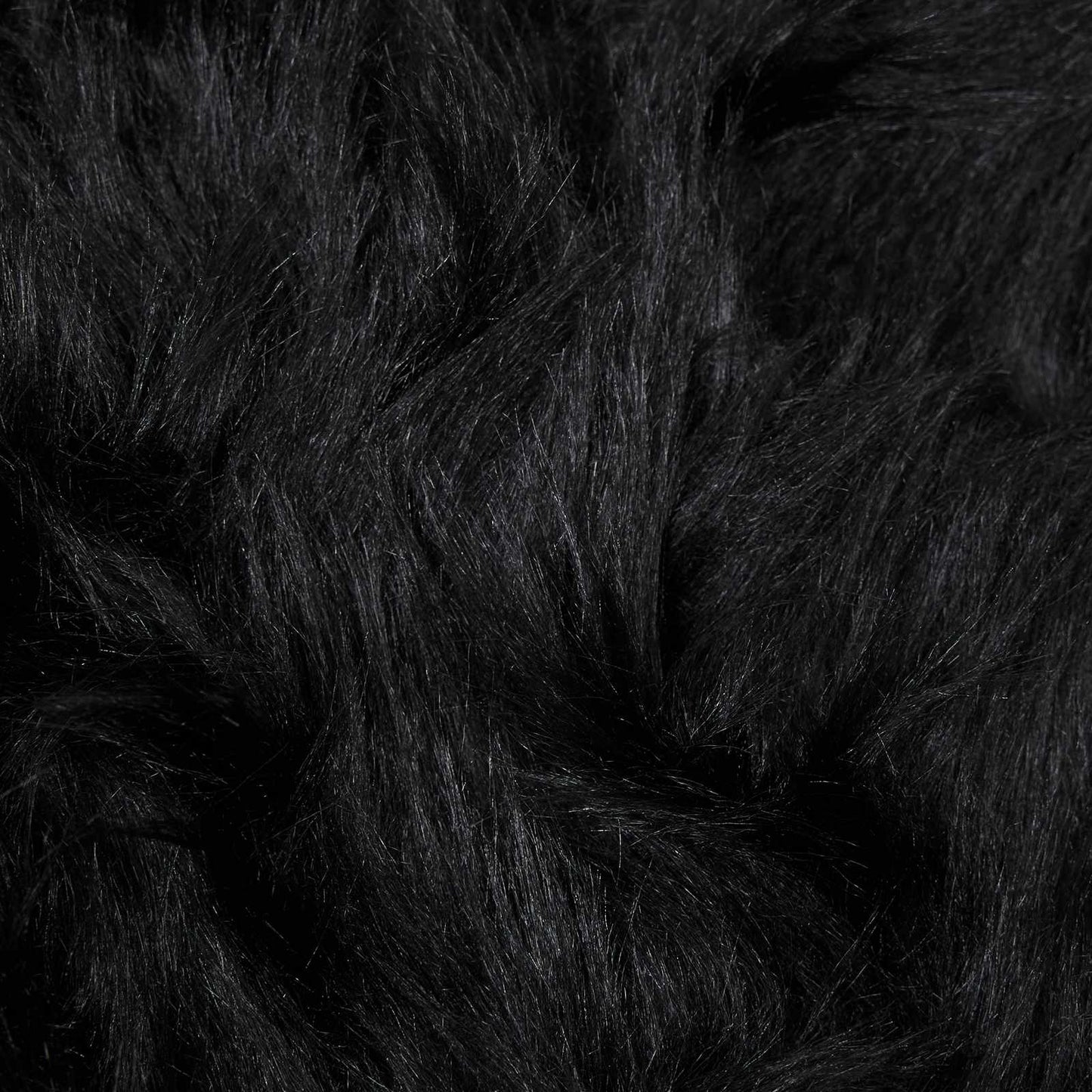Faux Sheepskin Rug TAFALLA Black 120 x 170 cm Polyester