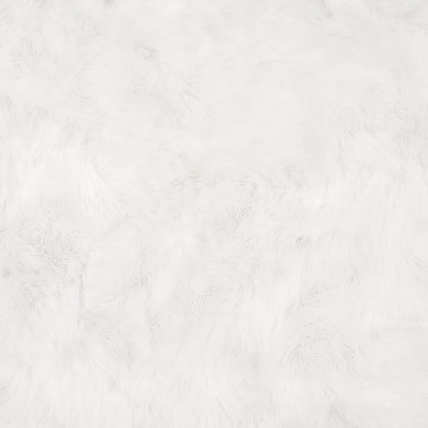 Anti-Slip Faux Rabbit Fur Rug OLITE White 200 x 200 cm
