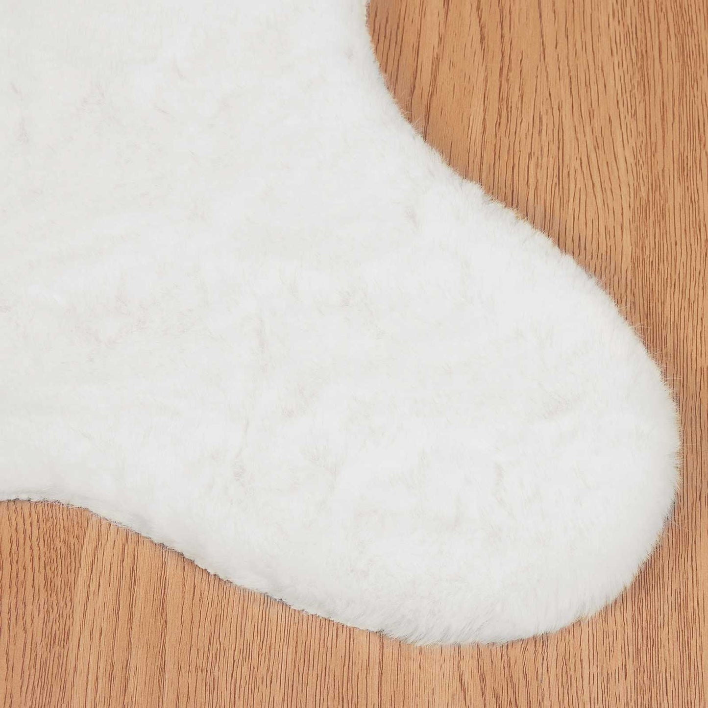 Anti-Slip Faux Rabbit Fur Rug OLITE White 80 x 120 cm Polyester