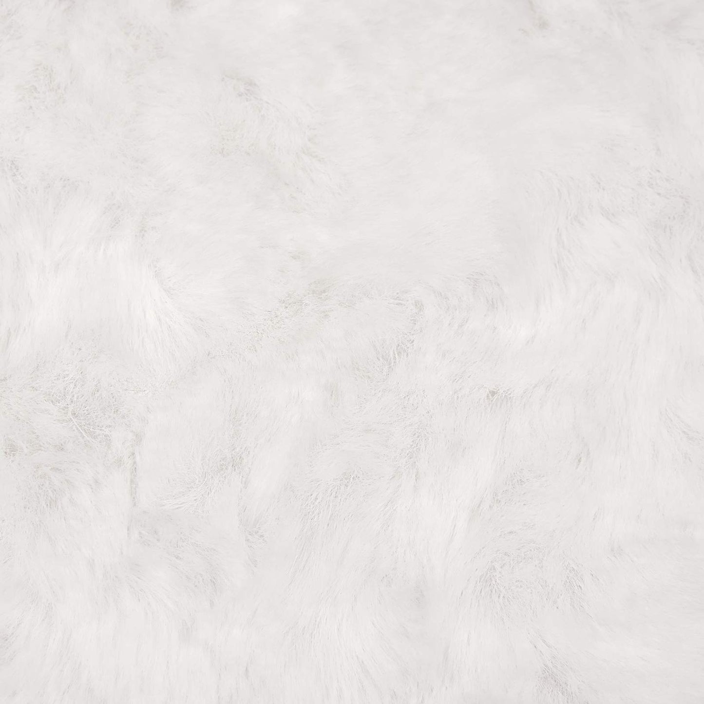 Anti-Slip Faux Rabbit Fur Rug OLITE White 80 x 120 cm Polyester