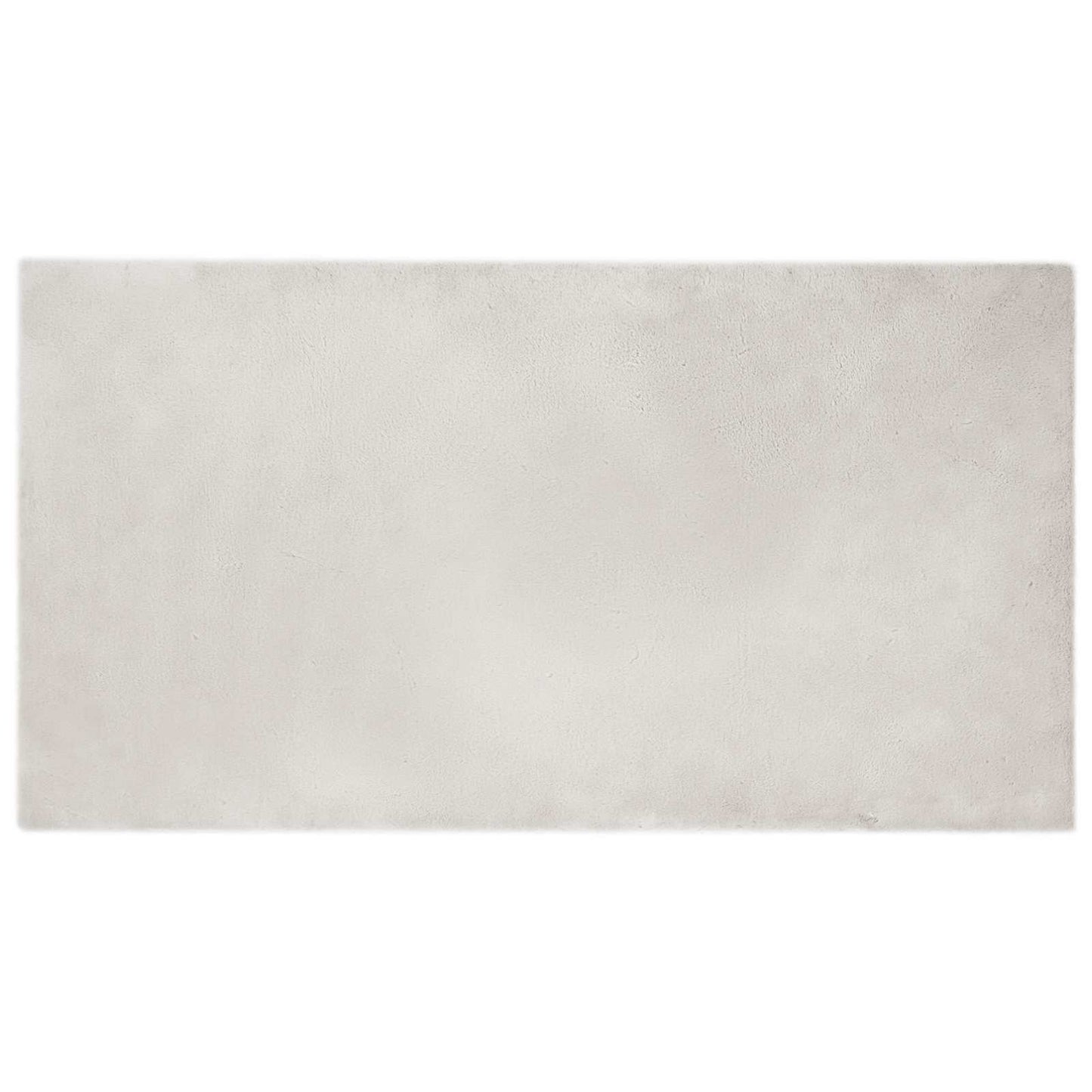 Anti-Slip Faux Rabbit Fur Rug OLITE Beige 80 x 150 cm Polyester
