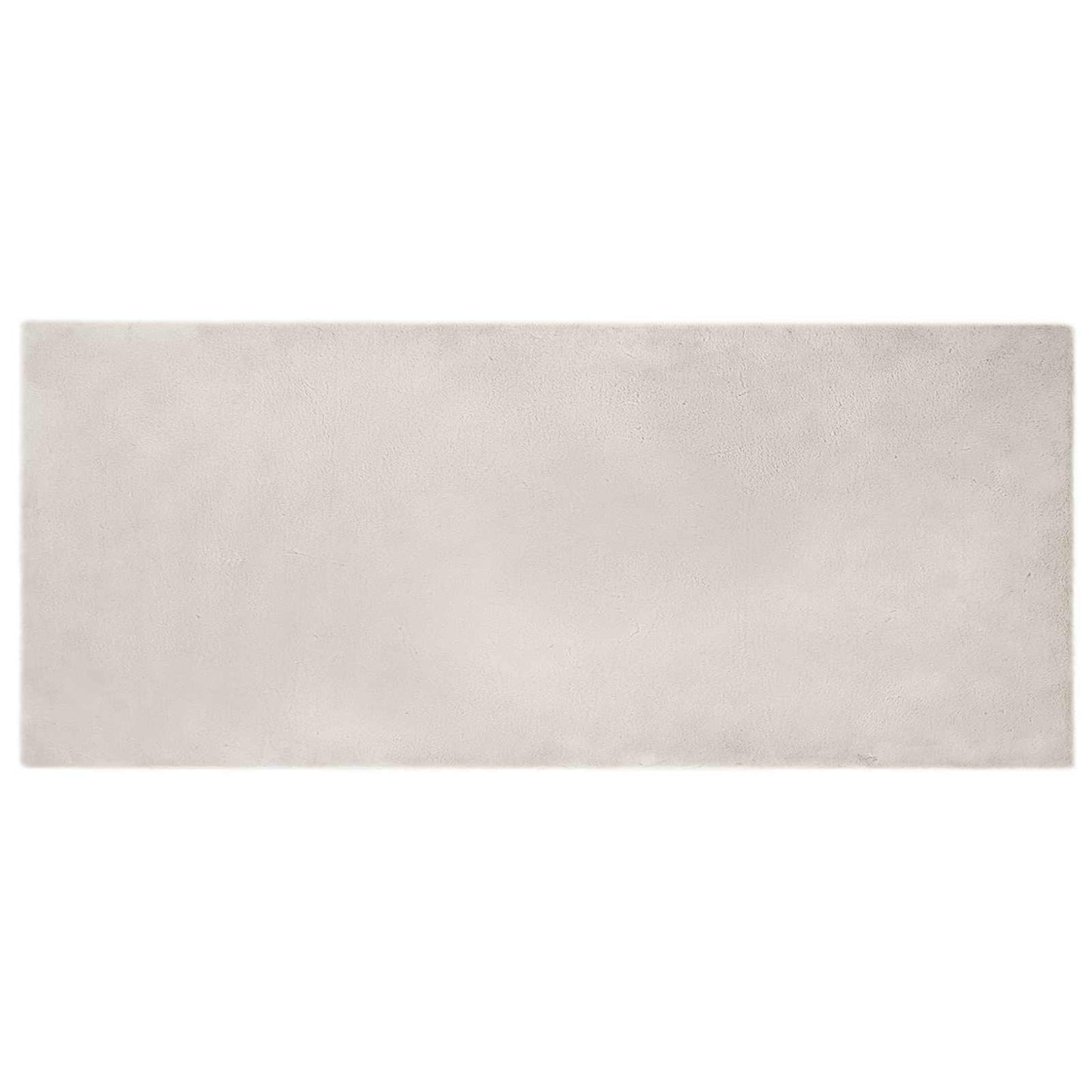 Anti-Slip Faux Rabbit Fur Rug OLITE Beige 100 x 200 cm