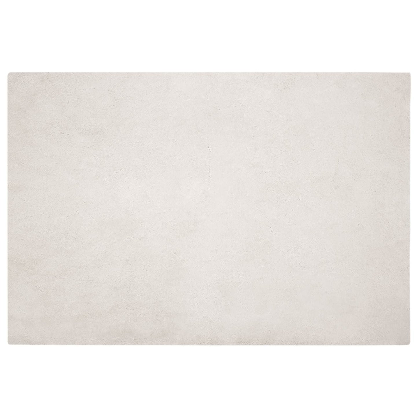 Anti-Slip Faux Rabbit Fur Rug OLITE Beige 140 x 200 cm