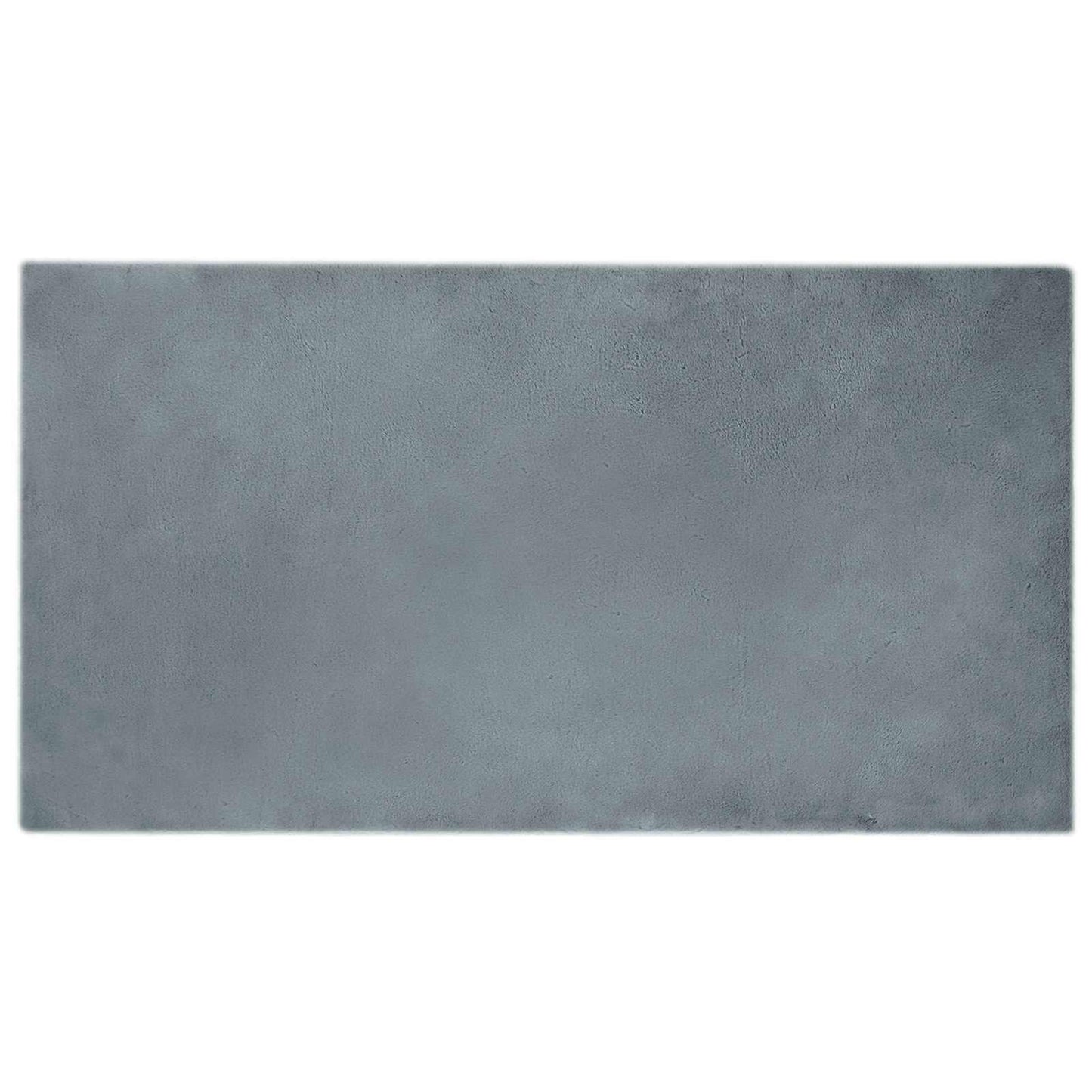 Anti-Slip Faux Rabbit Fur Rug OLITE Anthracite 60 x 110 cm