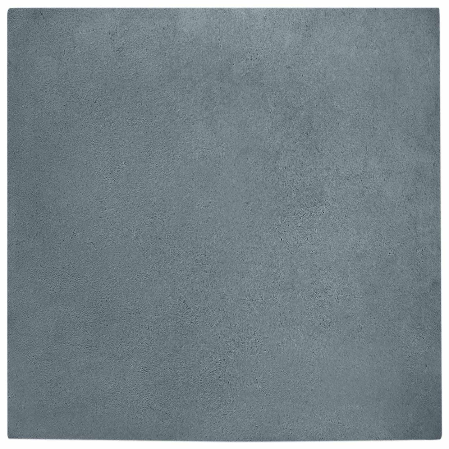 Anti-Slip Faux Rabbit Fur Rug OLITE Anthracite 120 x 120 cm