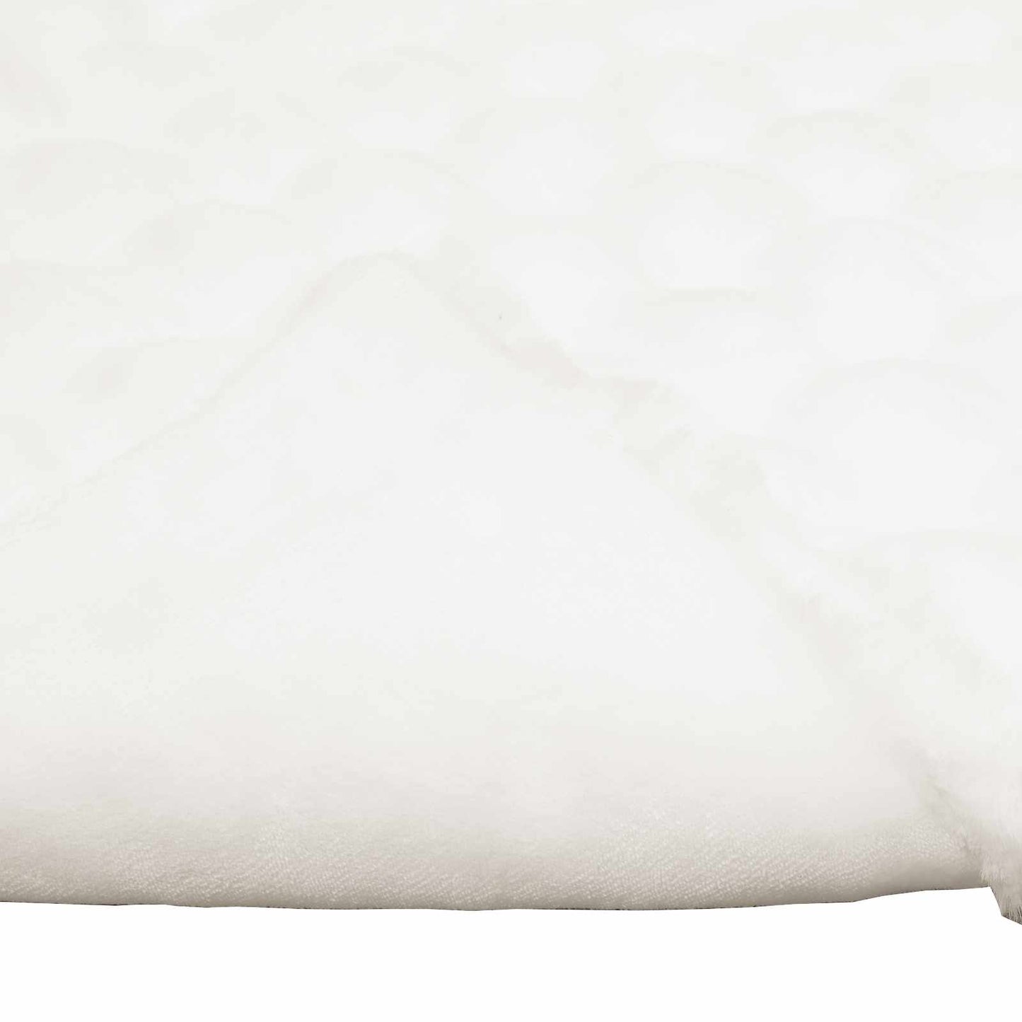 Anti-Slip Faux Rabbit Fur Blanket Olite White 150 x 220 cm