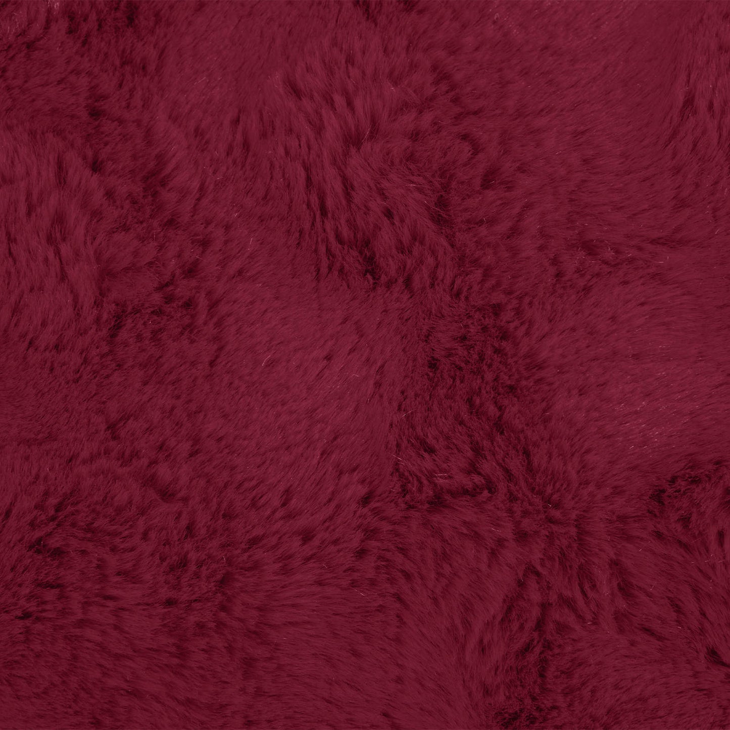 Anti-Slip Faux Rabbit Fur Blanket Olite 4 pcs Bordeaux Red