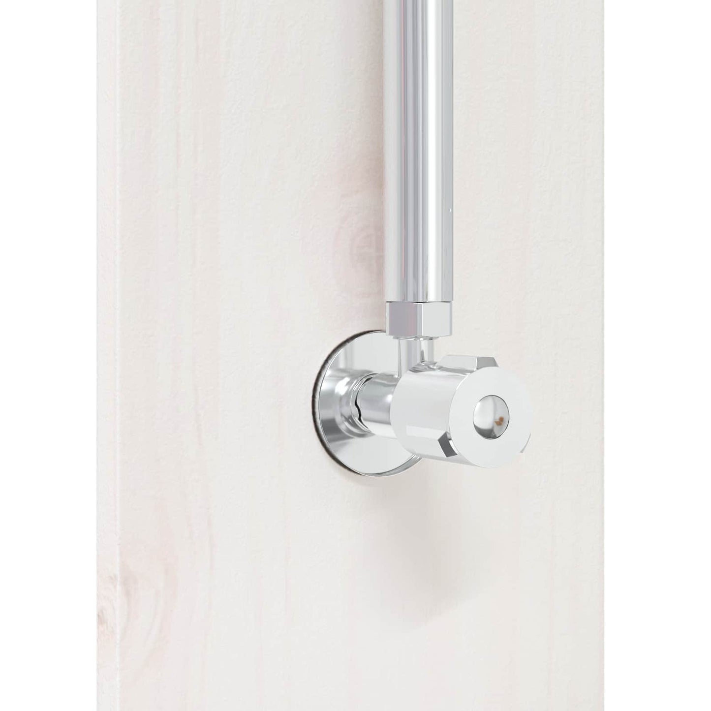 Outdoor Shower 206 cm Solid Pine Wood and Stainless Steel White