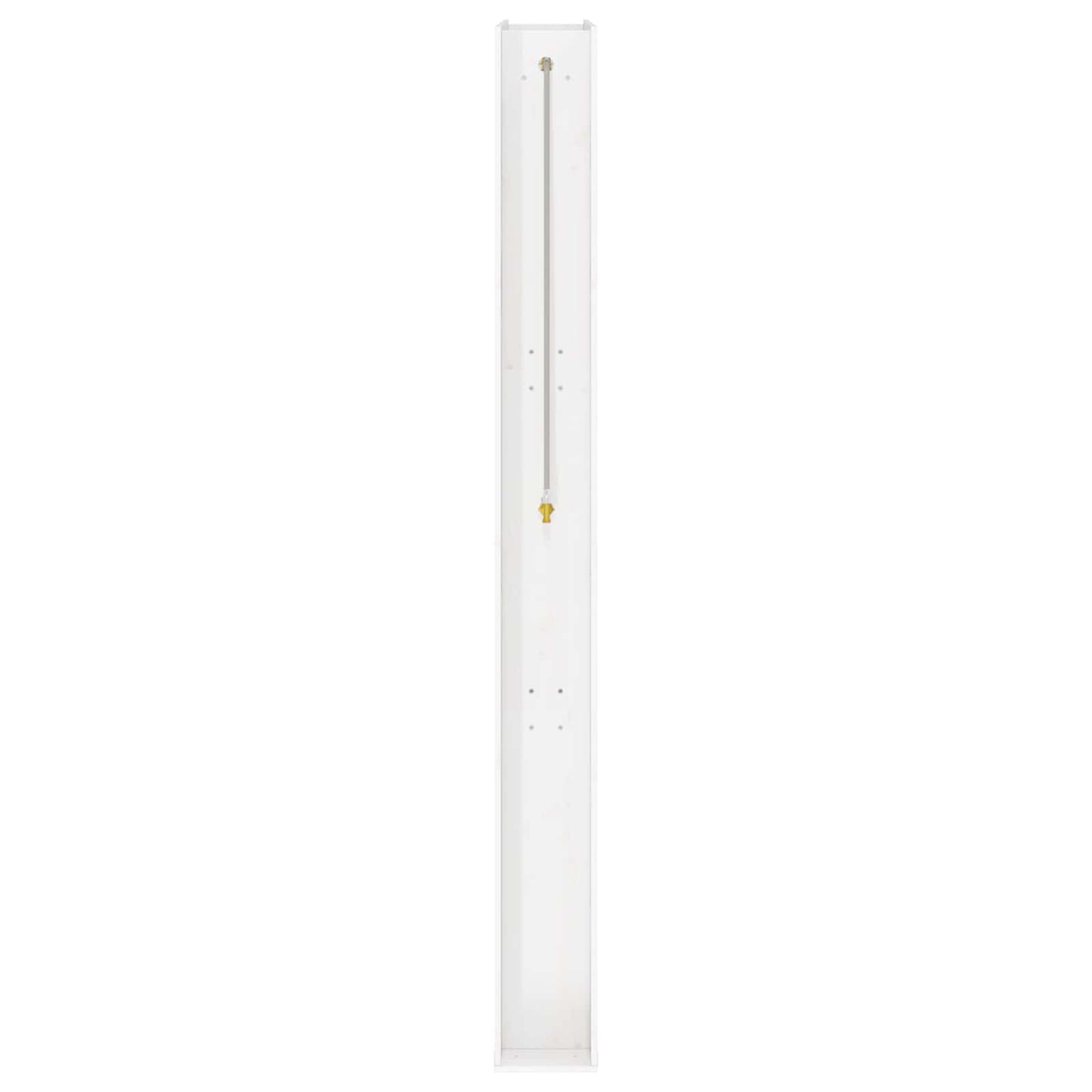 Outdoor Shower 226 cm Solid Pine Wood and Stainless Steel White