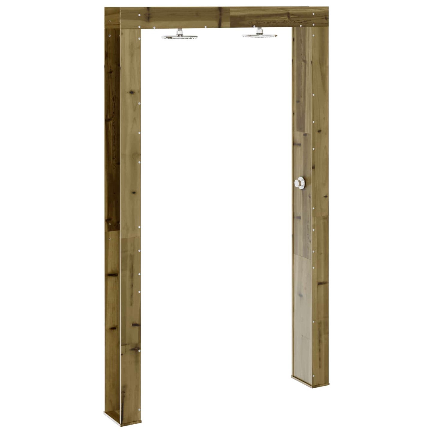 Outdoor Shower 226 cm Impregnated Pine Wood and Stainless Steel