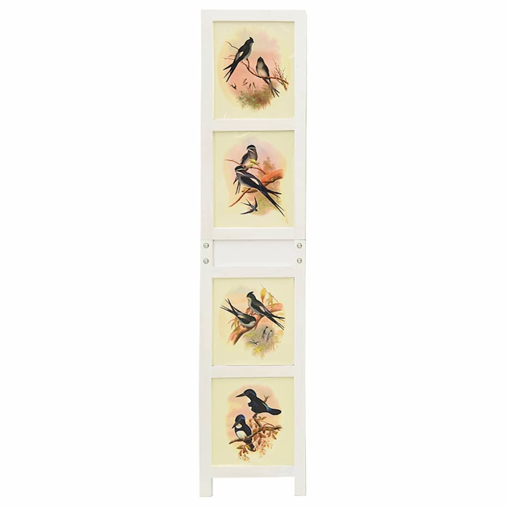 Romdivider Panel Folding White 176.5 x 165 cm MDF