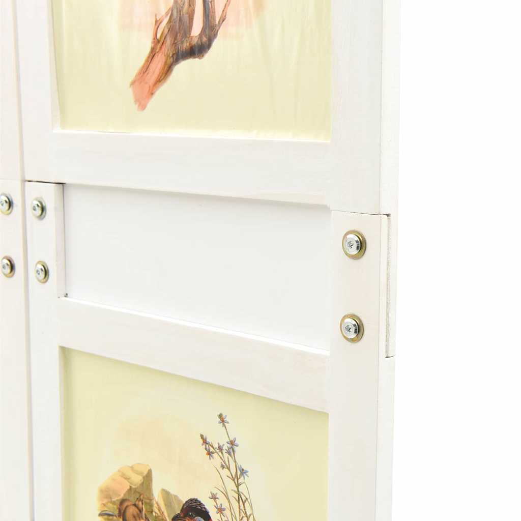 Romdivider Panel Folding White 212 x 165 cm MDF
