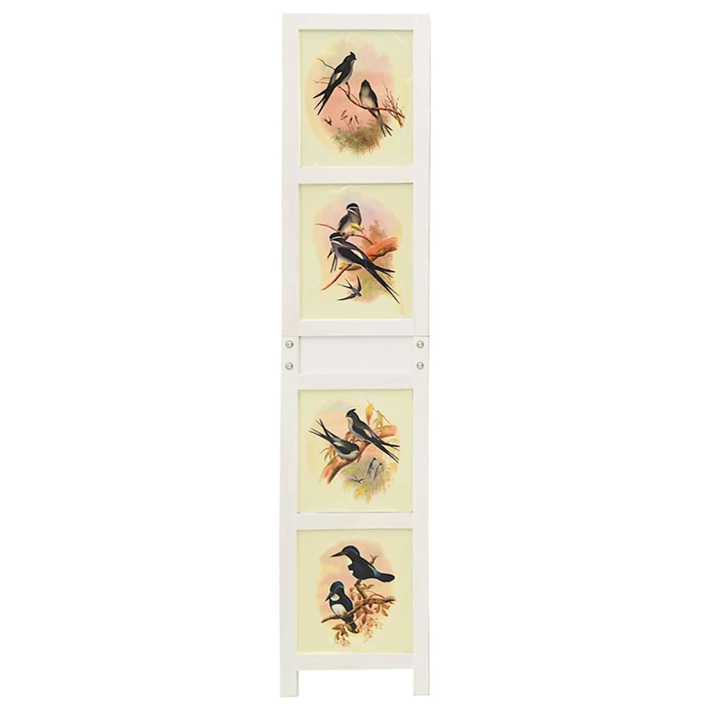 Romdivider Panel Folding White 212 x 165 cm MDF