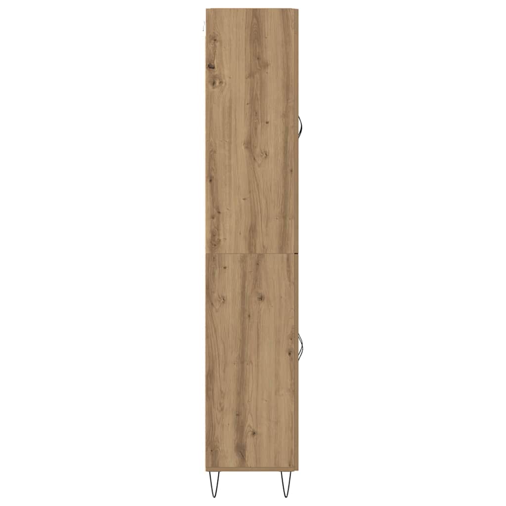 Highboard 2 pcs Artisan Oak 69.5 x 34 x 180 cm Engineered Wood