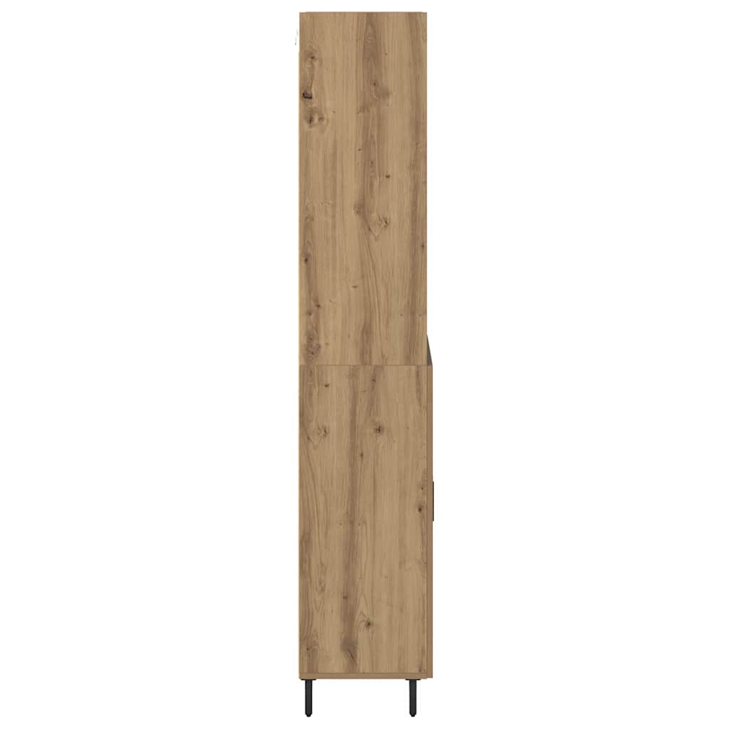 Highboard 2 pcs Artisan Oak 69.5 x 32.5 x 180 cm